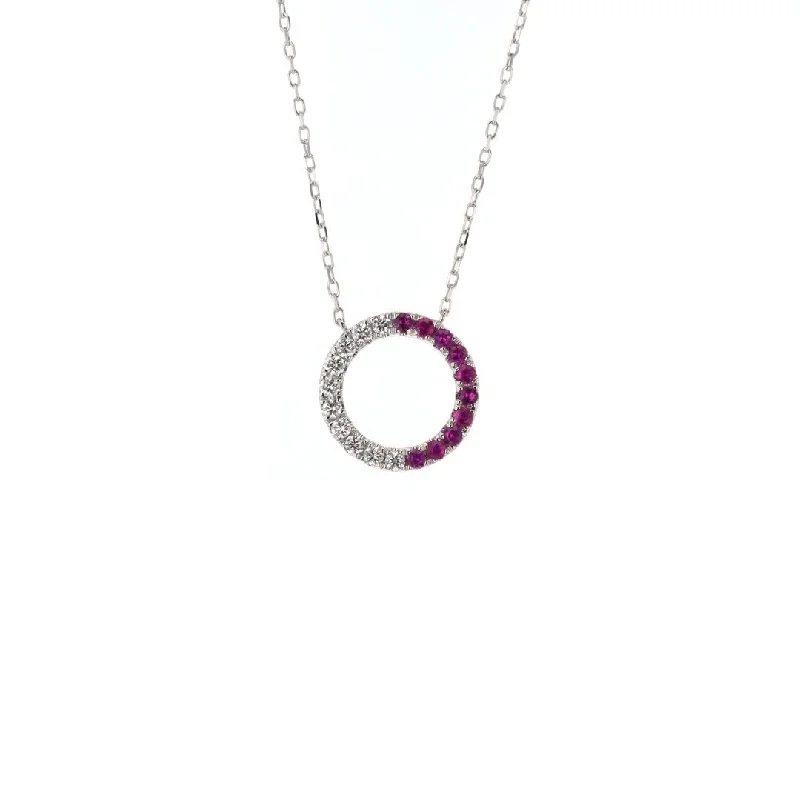 Bestselling Jewelry At Special Promotional Rates 18" Ruby & Diamond Necklace | M10278630