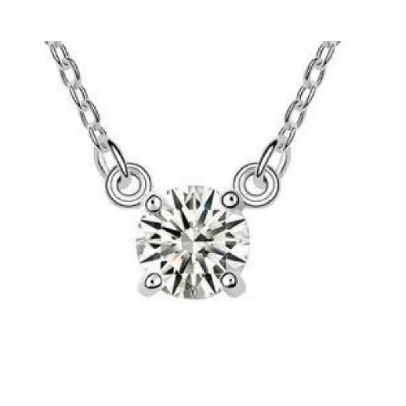 Jewelry Sale Bonanza – Grab Your Sparkle Now White Gold Plated Zirconia Necklace