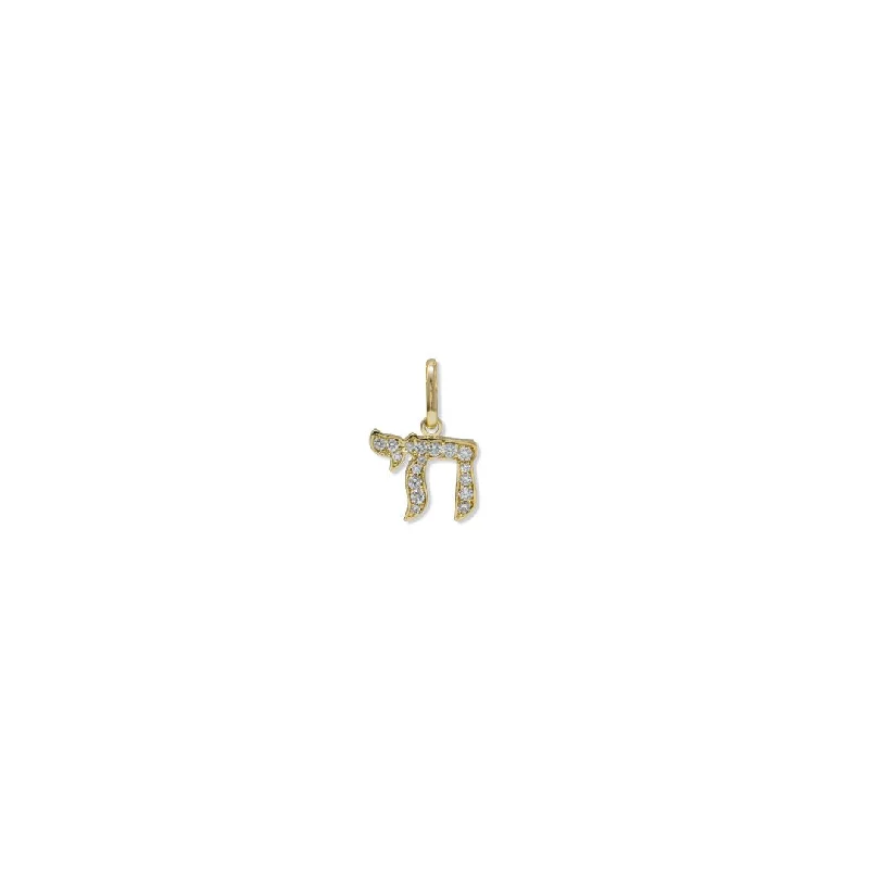 Get The Best Deals On Timeless Jewelry Pieces 6MM Diamond Chai Pendant Charm