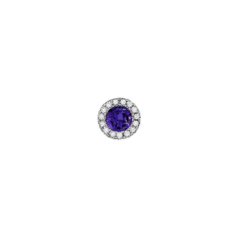 Get The Sparkle You Love At Prices You Adore Amethyst & Diamond Slide Pendant