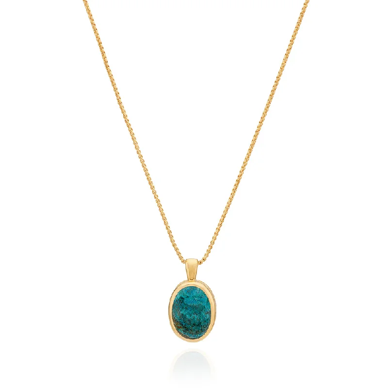 Seasonal Jewelry Sale – Upgrade Your Style Today Anna Beck Small Malachite Chrysocolla Pendant Necklace Seasonal Jewelry Sale – Upgrade Your Style Today Anna Beck Small Malachite Chrysocolla Pendant Necklace