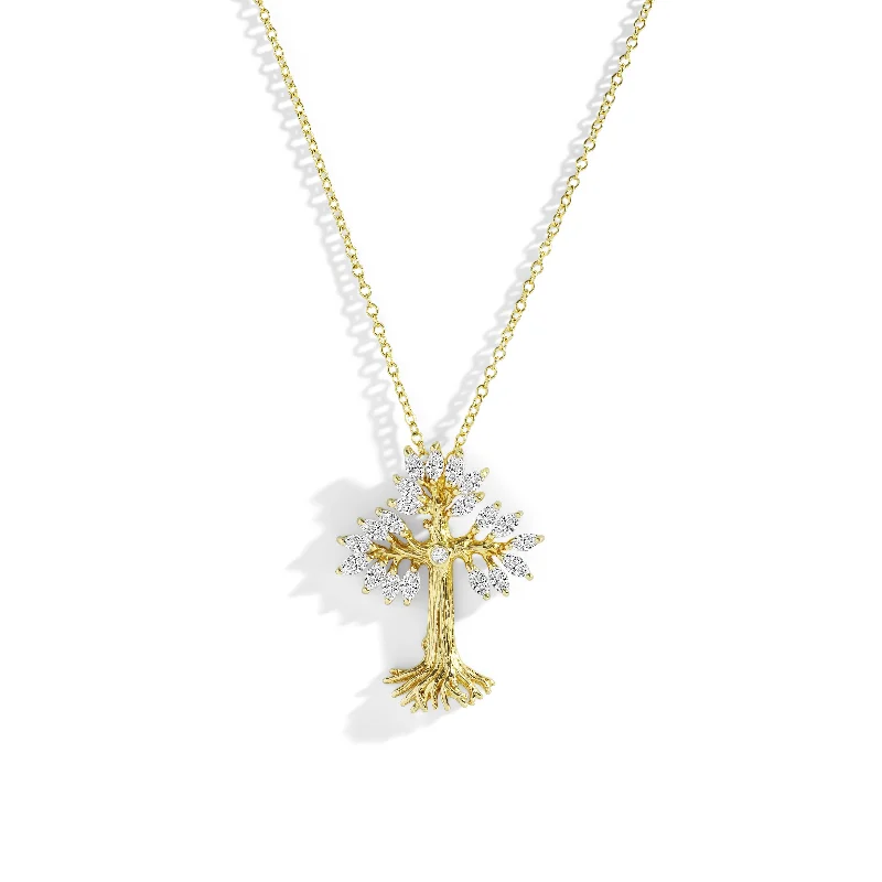 Special Jewelry Deals – Upgrade Your Collection Armenian Tree of Life 25mm Cross Pendant Necklace with Diamonds