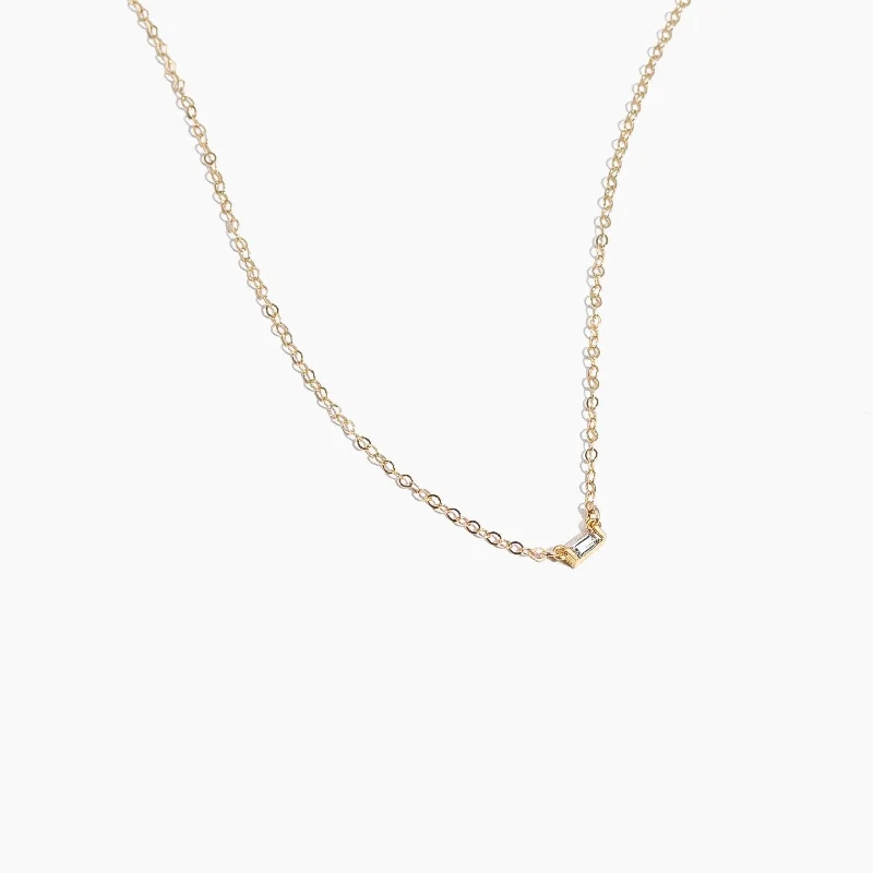 Sparkle In Style With Our Best Jewelry Deals Baguette Necklace