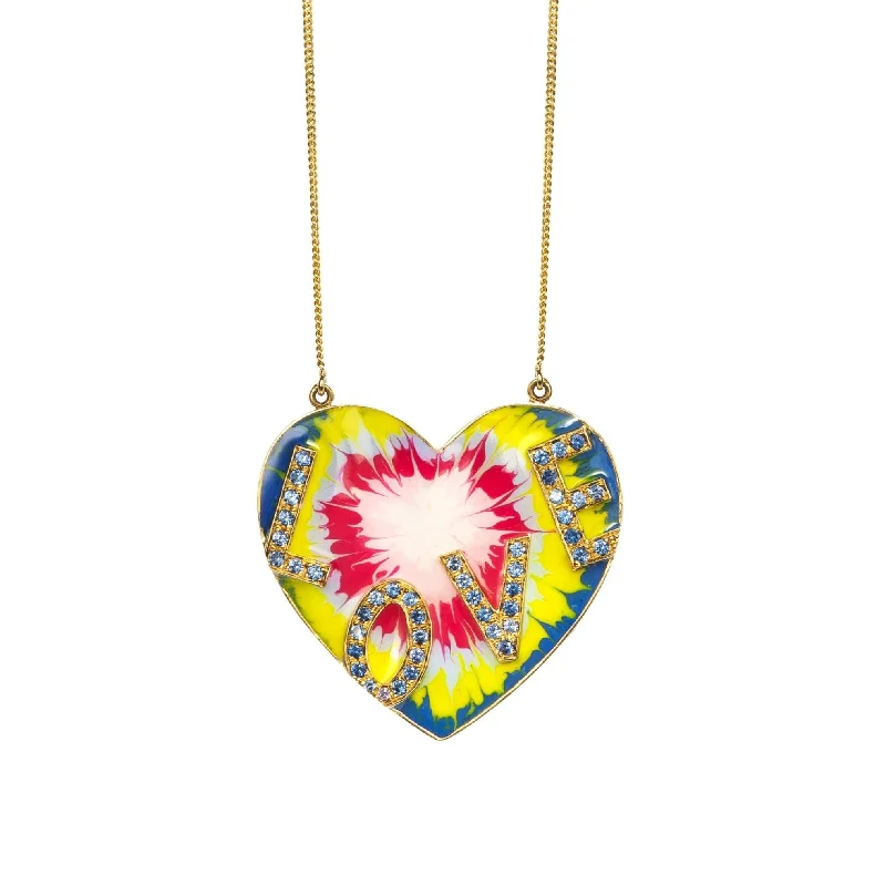 Breathtaking Jewelry, Breathtaking Prices Big Love Tie-Dye Pendant