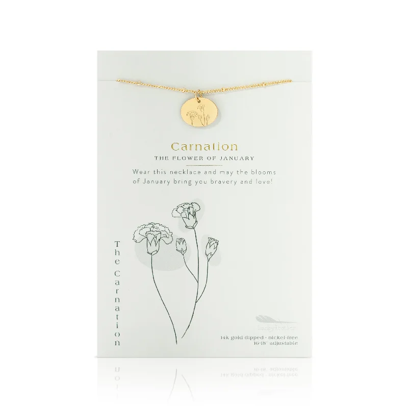 Fine Jewelry, Limited-Time Offers Available Birth Month Flower Necklace