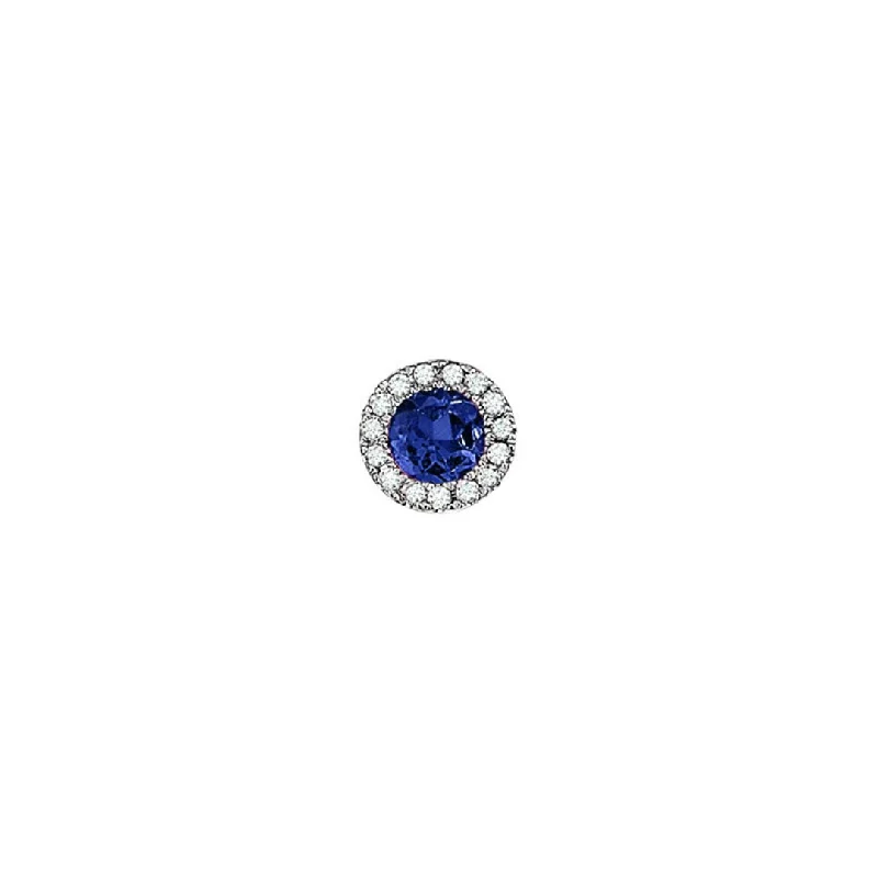 High-End Sparkle, Low-End Prices – Shop Now Blue Sapphire & Diamond Pendant