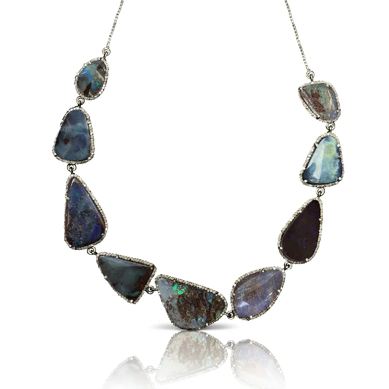 Bold And Beautiful Jewelry Now At Irresistible Prices Boulder Opal Choker 2