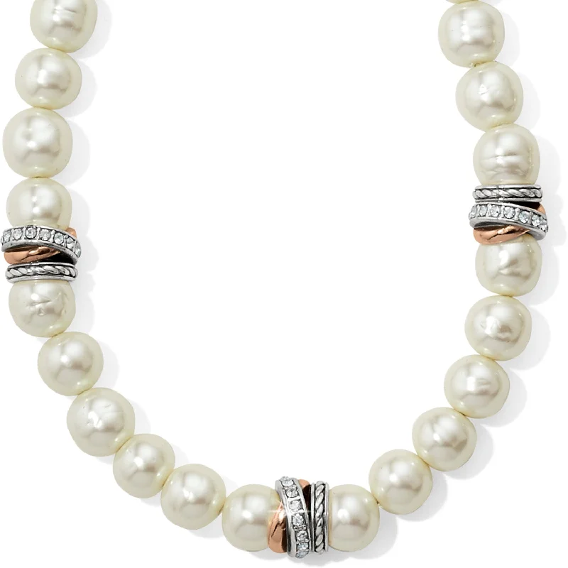 Luxury Jewelry At Budget-Friendly Prices – Grab Yours Now Brighton Neptune's Rings White Pearl Short Necklace