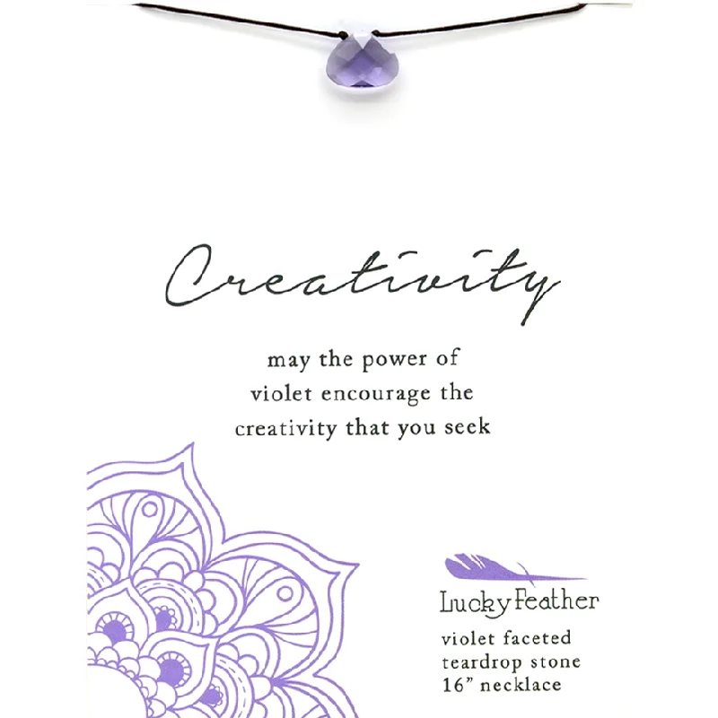 Premium Diamond Jewelry At Once-In-A-Lifetime Discounts Color Power Necklace - Violet