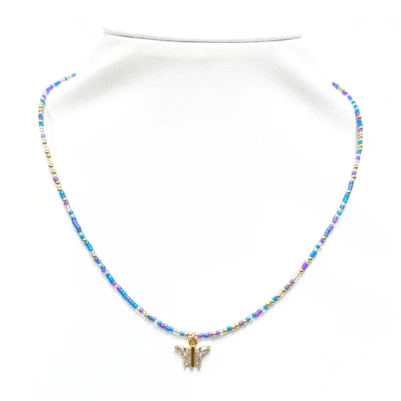 Once-A-Year Jewelry Deals – Shop Before They’Re Gone "COLORFUL + BUTTERFLY" Charm Choker