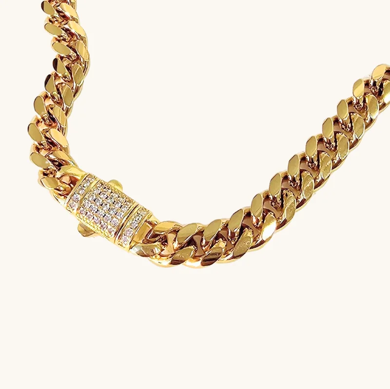 Shop Signature Jewelry Styles At Exclusive Prices Diamond Clasp Cuban Link Necklace