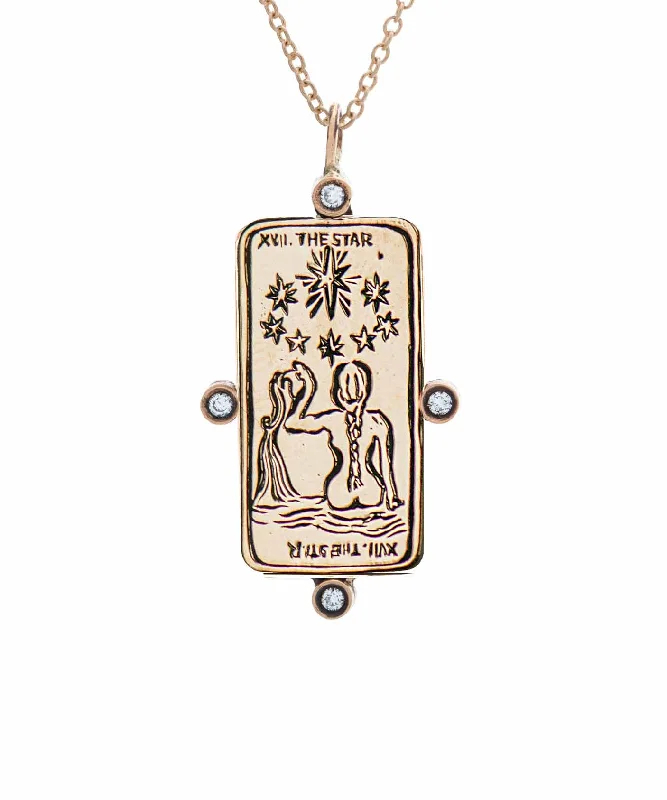 Chic, Trendy, And Affordable Jewelry Sale Diamond Star II. Tarot Card Necklace