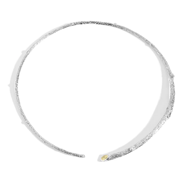 Shop Dazzling Jewelry With Special Promotional Discounts Enchanted Forest Collar w/ Diamonds in Sterling Silver & 18K Yellow Gold Shop Dazzling Jewelry With Special Promotional Discounts Enchanted Forest Collar w/ Diamonds in Sterling Silver & 18K Yellow Gold