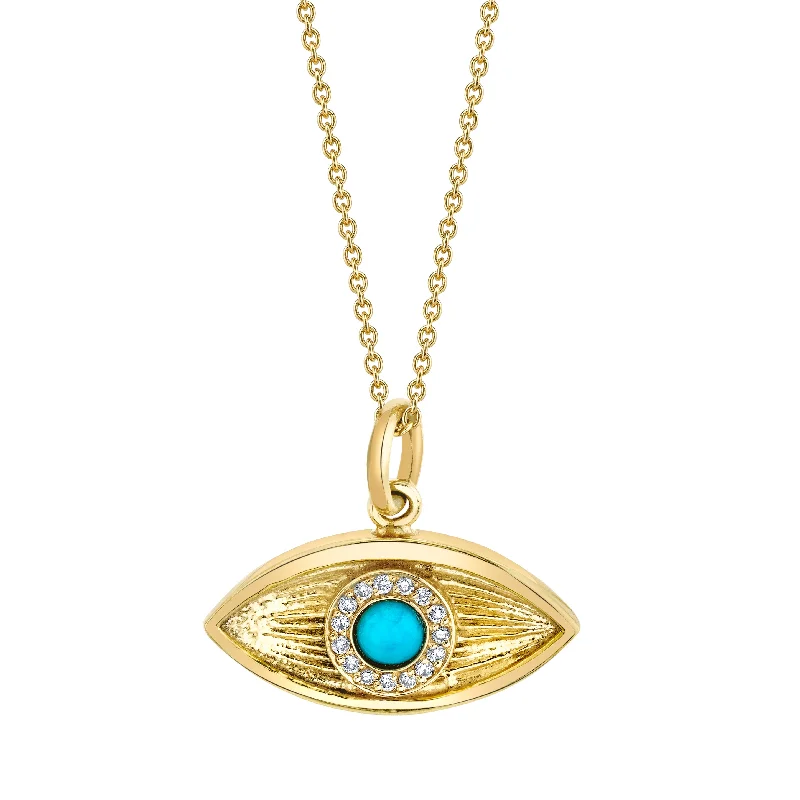 Timeless Elegance, Temporary Discounts – Act Fast Evil Eye Necklace - Pave