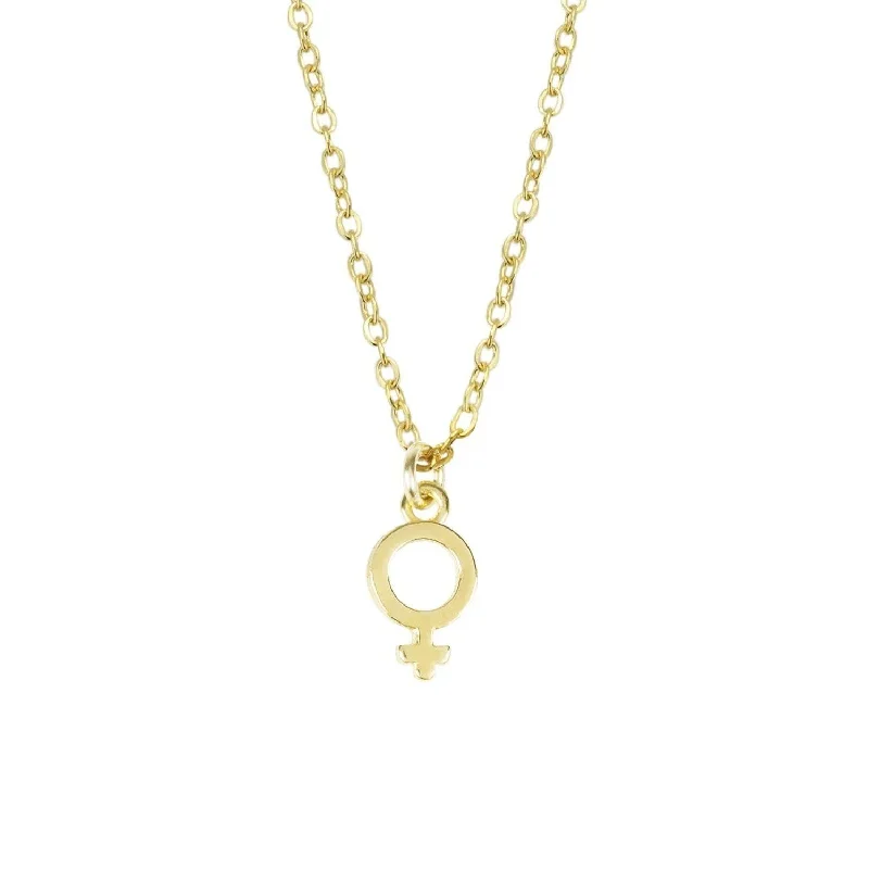 Exclusive Jewelry Sale – Shine For Less Female Symbol Necklace