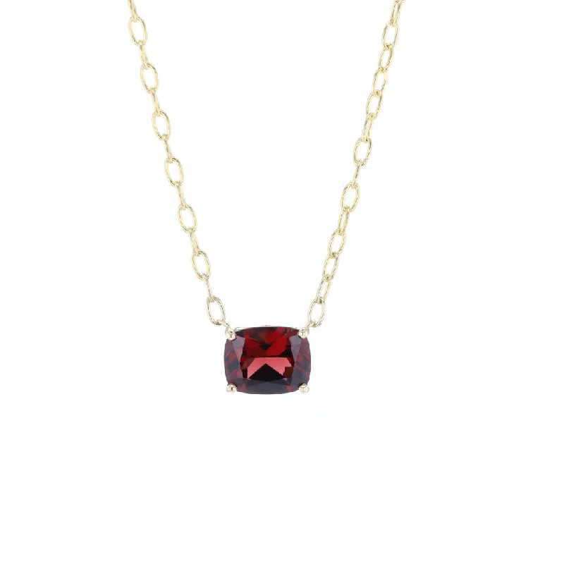 Exclusive Jewelry Sale Event – Shop Now Garnet Paper Clip Necklace