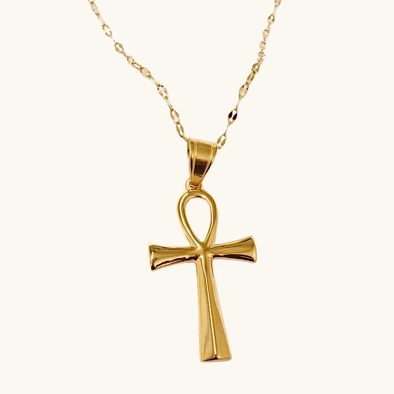 Huge Savings On Timeless Jewelry Collections Golden Ankh Necklace