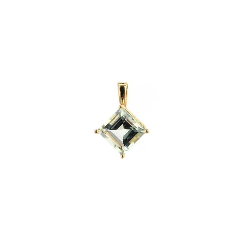 Jewelry Clearance Event – Last Chance For Stunning Deals Green Quartz Pendant | 10270664
