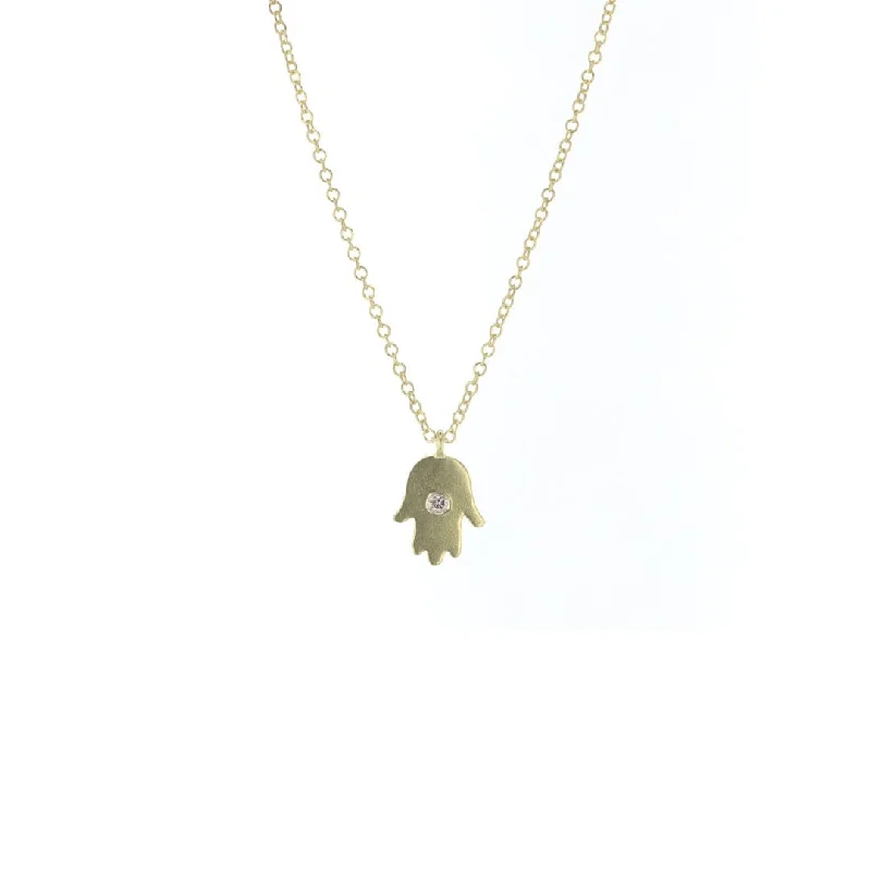 Sparkle For Less – Shop Our Limited-Time Jewelry Deals Hamsa Diamond Necklace | 0.02 ct