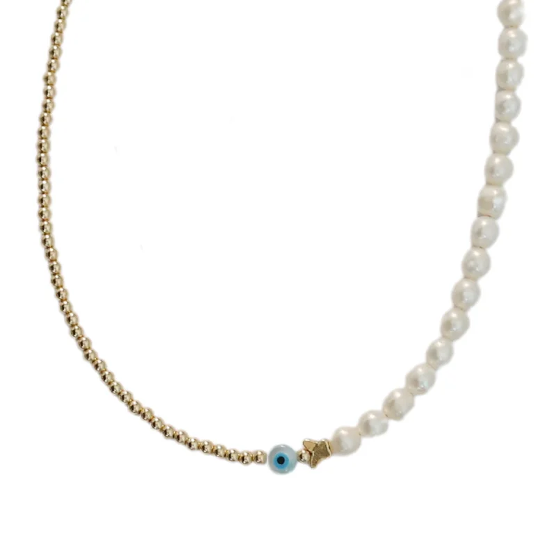 Flash Sale On Stunning Jewelry – Limited Stock Available "HAZEL" 14k gold-filled & pearl beaded Choker/Necklace