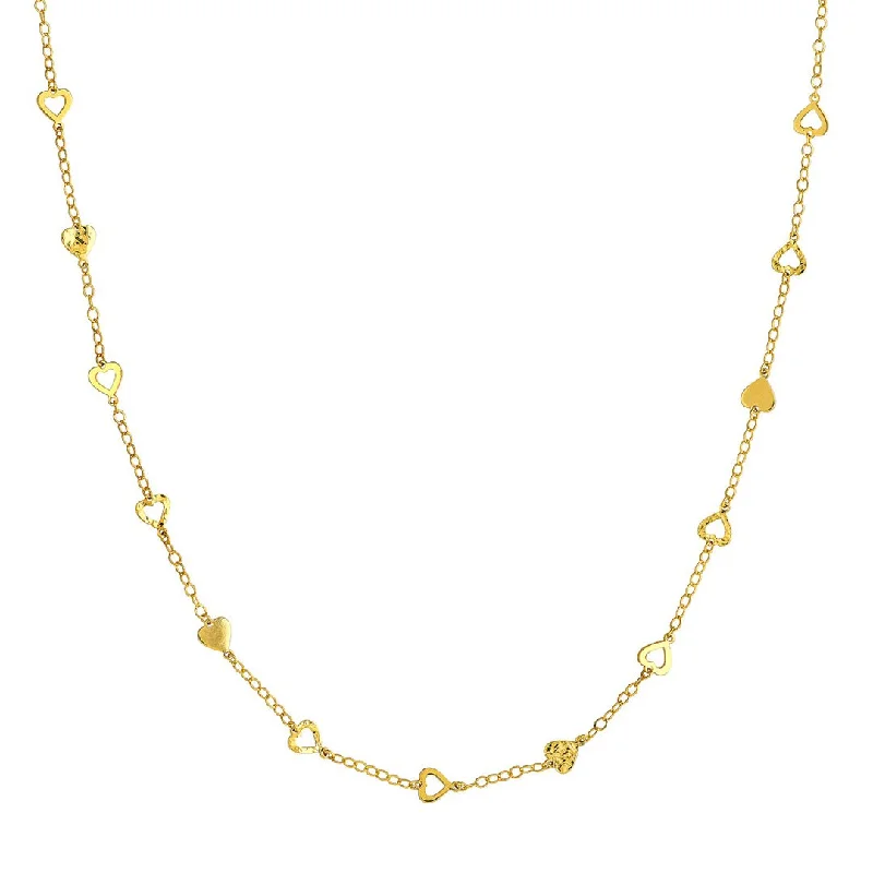 Luxury Jewelry Now At Special Promotional Rates Heart Station Necklace