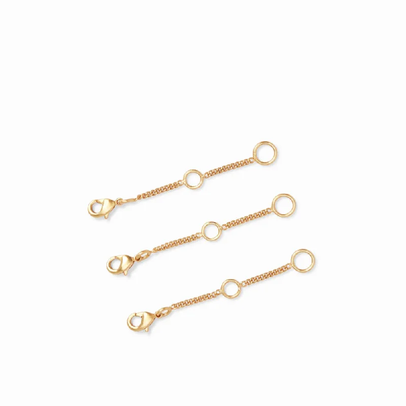 Timeless Elegance At Unbelievable Discounts Julie Vos Gold Delicate Extender - Set of 3