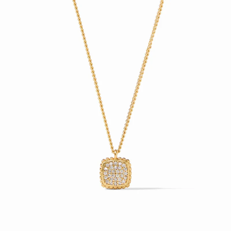Must-Have Jewelry At Irresistible Discounts Julie Vos Noel Pave Solitaire Necklace