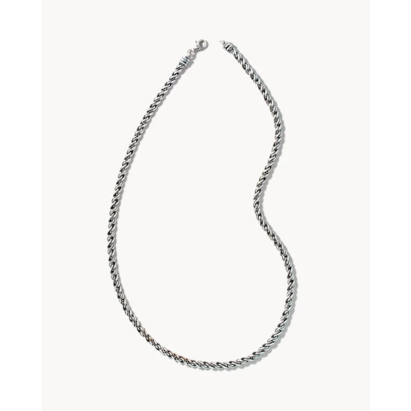 Your Dream Jewelry At Dream Prices – Shop Now Scott Bros. Beck Rope Chain Necklace In Oxidized Sterling Silver