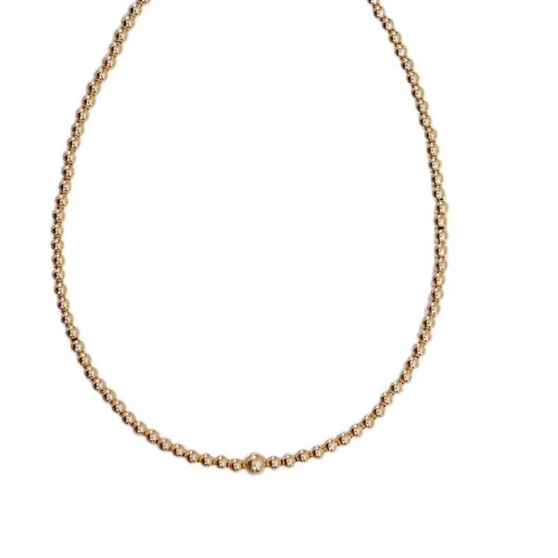 Jewelry Clearance Event – Last Chance For Stunning Deals "LILA" 14k gold-filled beaded Choker/Necklace