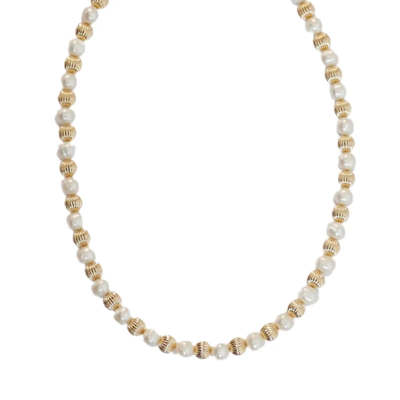 Exclusive Jewelry Bundles At Discounted Rates "LUCY" 14k gold-filled & pearl beaded Choker/Necklace