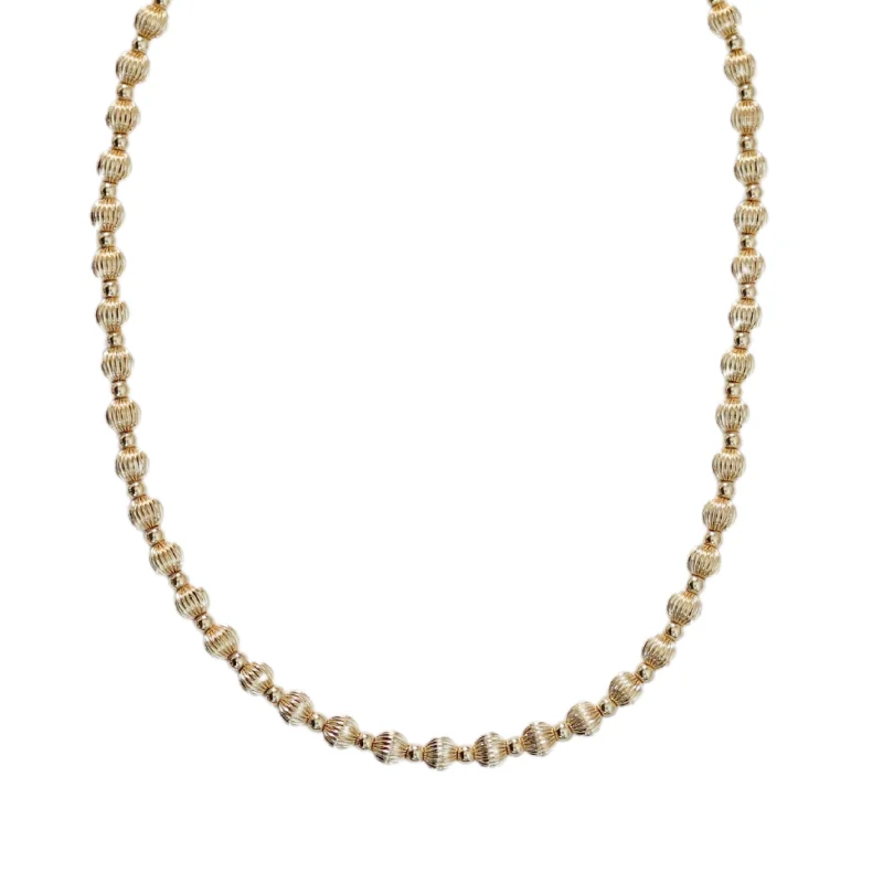 Adjustable Charm Bracelets For A Perfect Fit "MICHELLE" 14k gold-filled beaded Choker/Necklace