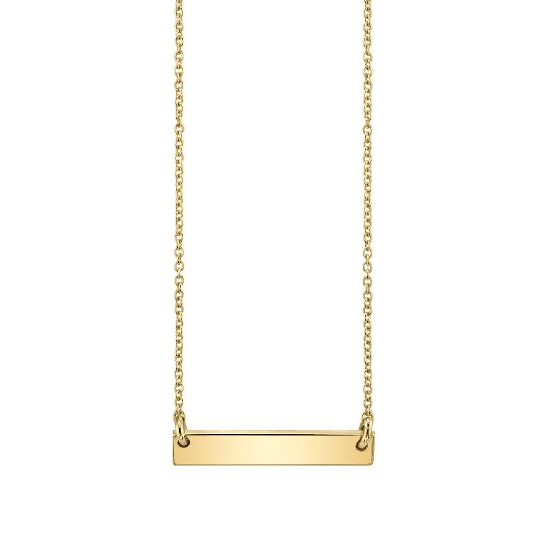 Last Chance To Shop High-End Jewelry At Markdown Prices Mini Nameplate Necklace