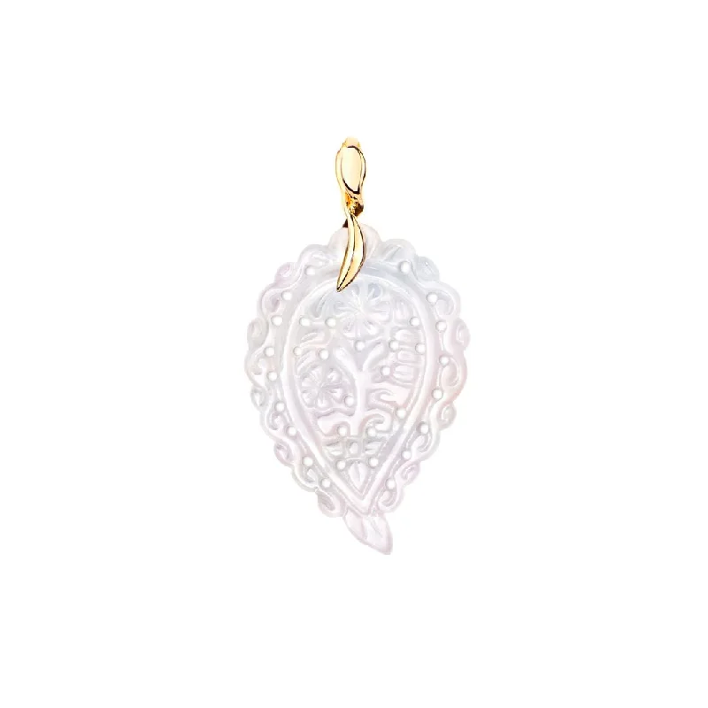 Jewelry Clearance – Final Chance To Save Big Mother of Pearl Pendant | 10264394