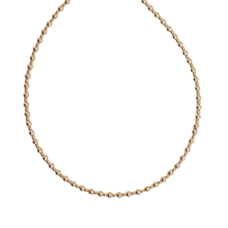 Luxury Jewelry Now At Special Promotional Rates "NICOLE" 14k gold-filled beaded Choker/Necklace