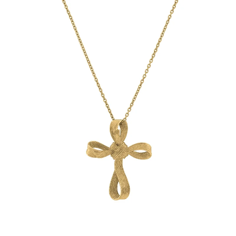 Elegant Jewelry, Exclusive Prices – Shop Now Palm 35mm Cross Pendant