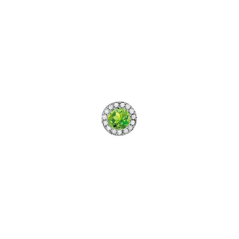 Sparkle For Less – Shop Jewelry Deals Now Peridot & Diamond Slide Pendant