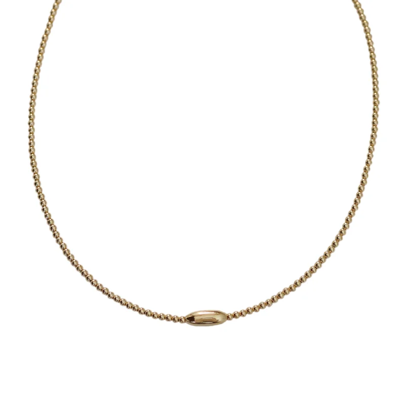 Limited Stock On Premium Jewelry At Low Prices "PERRI" 14k gold-filled beaded Choker/Necklace