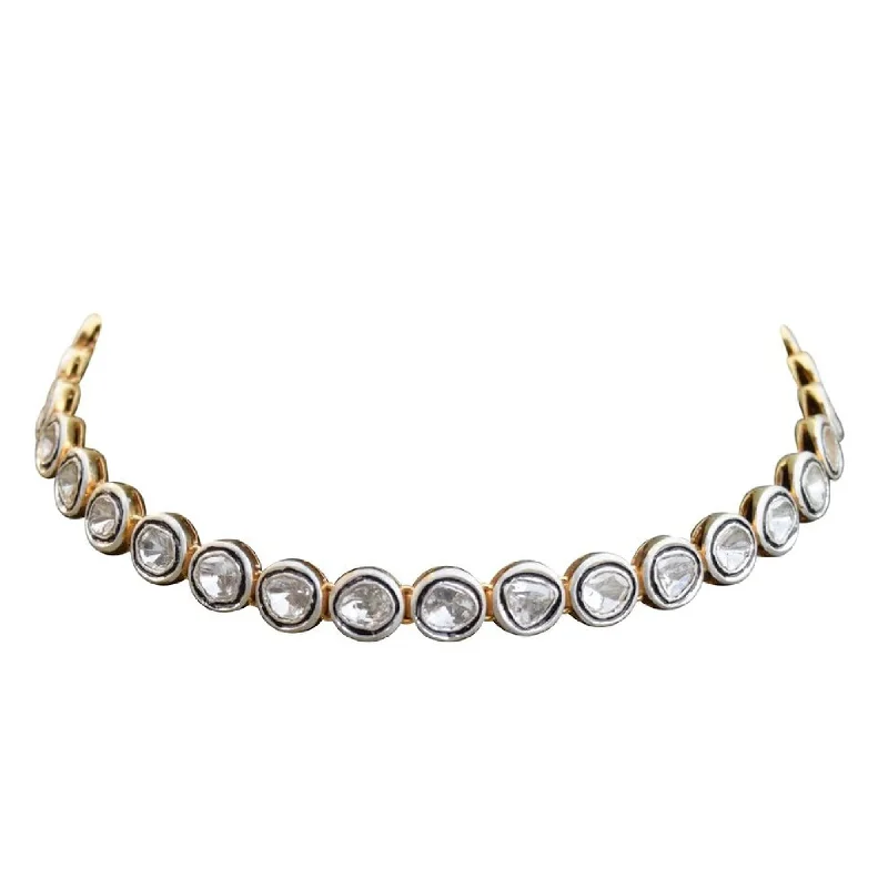 Shop Stylish Jewelry Now And Save Big Sliced Diamond Choker