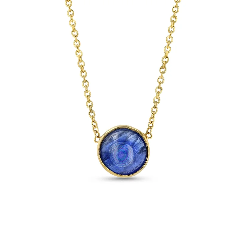 Holiday Jewelry Sale – Perfect Gifts At The Best Prices Round Cab Necklace - Kyanite