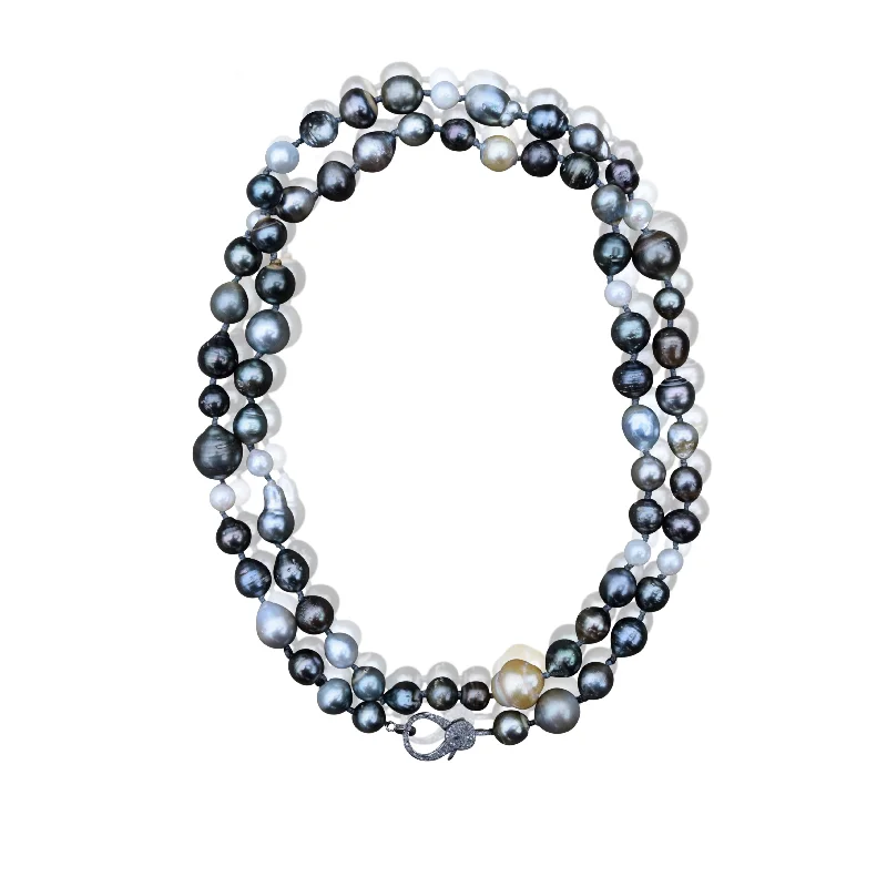 Affordable Luxury Jewelry – Style At A Great Price Short Tahitian Pearl Necklace with Clasp