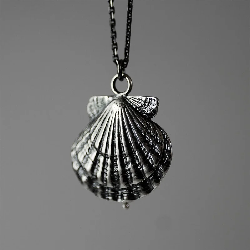 Jewelry Clearance Event – Last Chance For Stunning Deals Silver Shell pendant - final sale