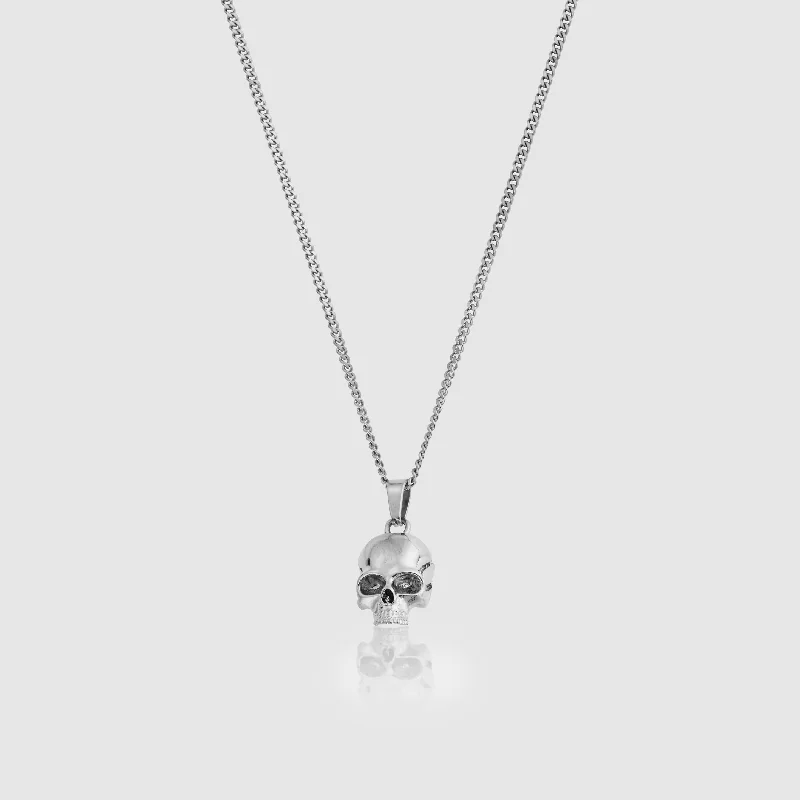 Elevate Your Jewelry Collection With Limited-Time Savings Skull Pendant (Silver)
