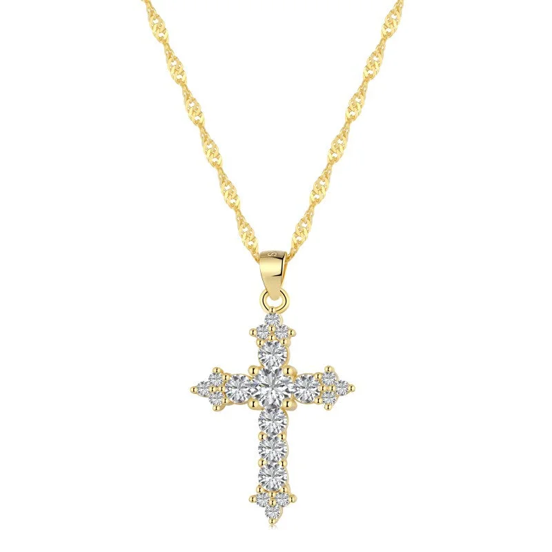 Huge Savings On Premium Jewelry Styles Sparkly Cross Necklace