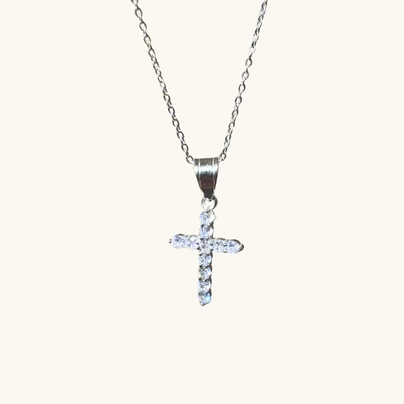 Luxury Jewelry Sale – Elegant Styles At Unbeatable Prices Silver Diamond Cross Necklace