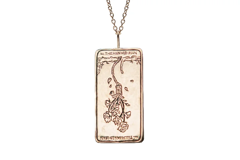 Shop Trending Jewelry With Exclusive Savings The Hanged One Tarot Card Necklace