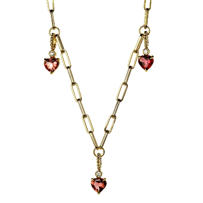 Celebrate With Sparkle – Jewelry Sale Now Live Three of Hearts charm necklace