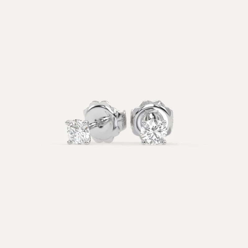 Jewelry Clearance Sale – Final Reductions 1/2 carat Round Diamond Stud Butterfly Earrings