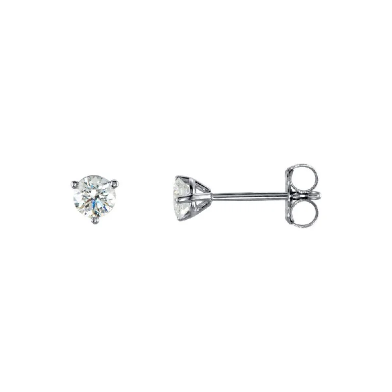 Special Deals On Handcrafted And Designer Jewelry 1/3 Cttw Round Diamond Friction Back Stud Earrings in 14k White Gold Special Deals On Handcrafted And Designer Jewelry 1/3 Cttw Round Diamond Friction Back Stud Earrings in 14k White Gold