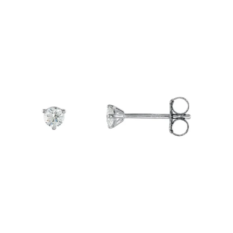Shop Elegant Jewelry At Unbeatable Prices 1/5 Cttw Round Diamond Friction Back Stud Earrings in 14k White Gold Shop Elegant Jewelry At Unbeatable Prices 1/5 Cttw Round Diamond Friction Back Stud Earrings in 14k White Gold