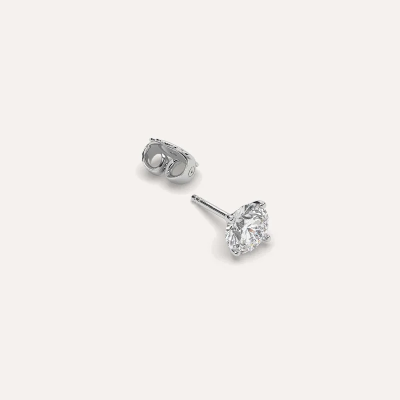 Jewelry Deals That Sparkle – Shop Today 1 carat Single Round Diamond Stud Earring